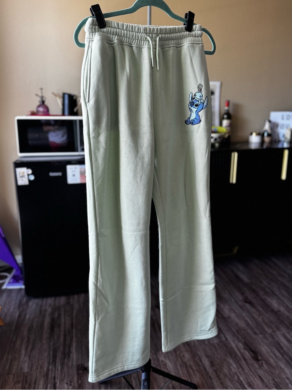 Primark Disney Stitch Seafoam Green Flared Sweats